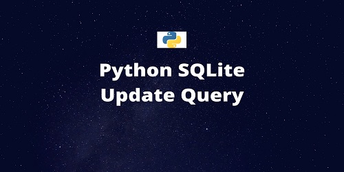 Python SQLite Update Query