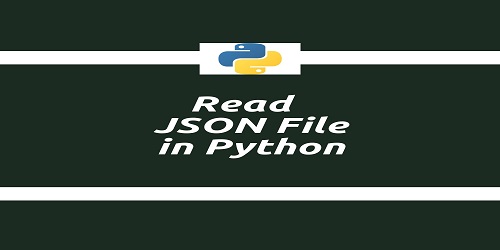 Read JSON File in Python