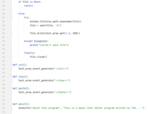 Create a Text Editor in Python using Tkinter | Important