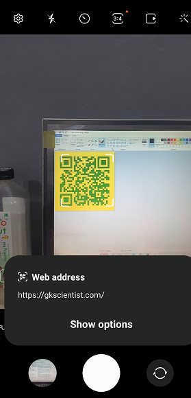 colored qr code scan