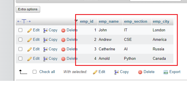 database row deleted python mysql