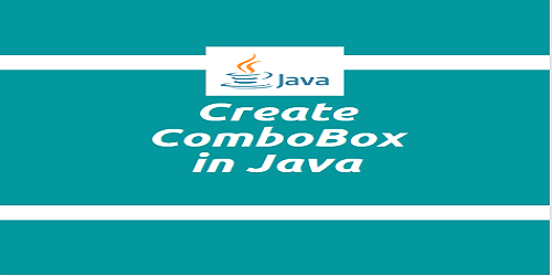 Create ComboBox in Java