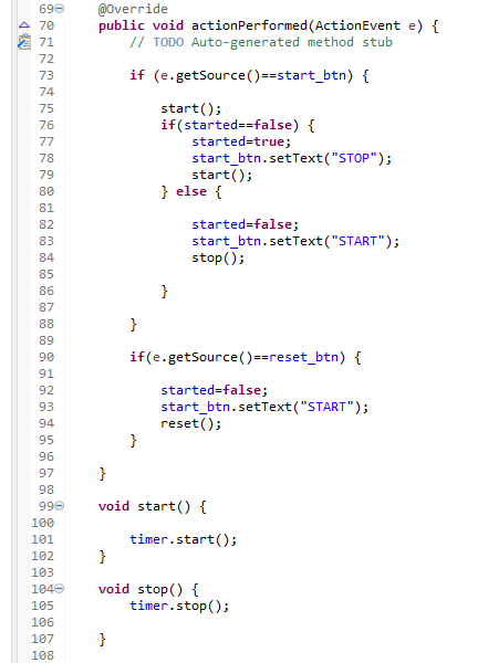 Java StopWatch 4 java stopwatch code3