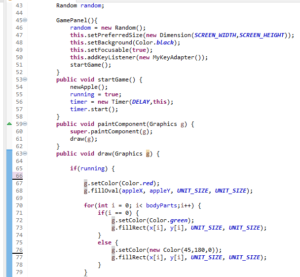 Create Snake Game in Java - Project Code
