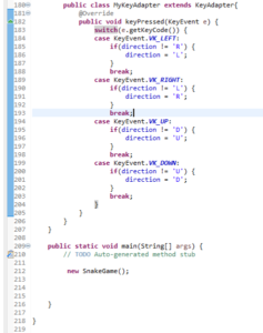 Create Snake Game in Java - Project Code