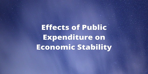 Effects of Public Expenditure on Economic Stability