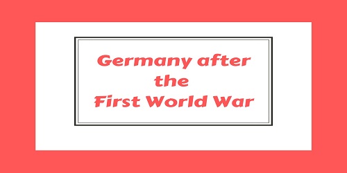 Germany after the First World War