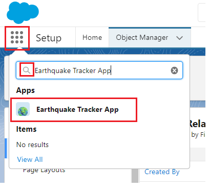 Search for app in app launcher salesforce