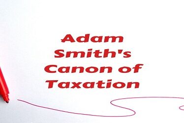 Adam Smith's Canon of Taxation