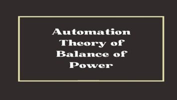 Automation Theory of Balance of Power