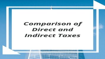 Comparison of Direct and Indirect Taxes