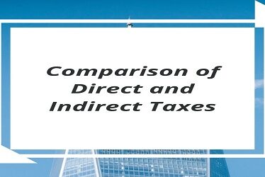 Comparison of Direct and Indirect Taxes