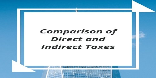 Comparison of Direct and Indirect Taxes