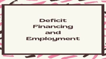 Deficit Financing and Employment