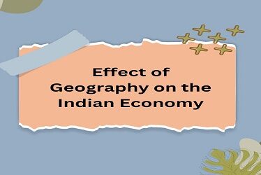 Effect of Geography on the Indian Economy