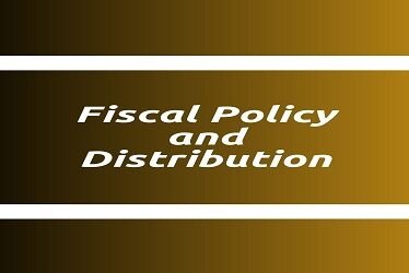 Fiscal Policy and Distribution