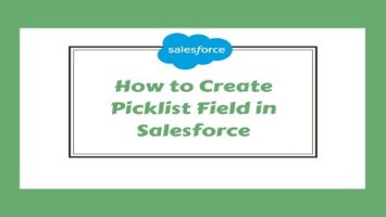 How to Create Picklist Field in Salesforce