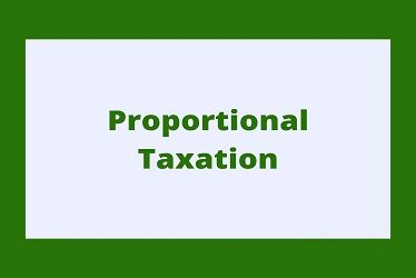 Proportional Taxation