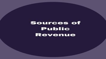 Sources of Public Revenue