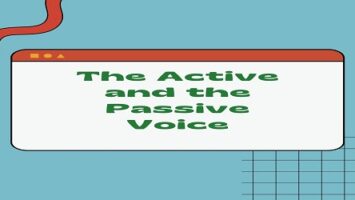The Active and the Passive Voice