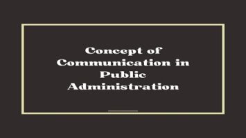Communication in Public Administration