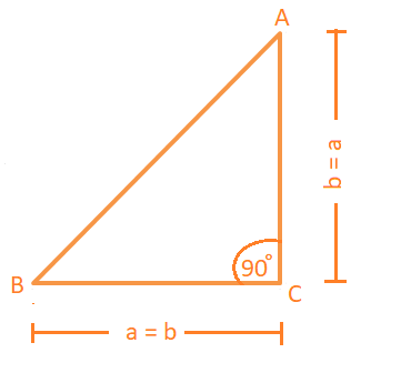 Isosceles right-angled triangle