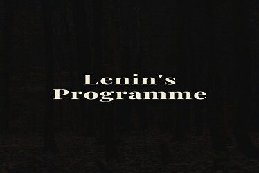 Lenin's Programme