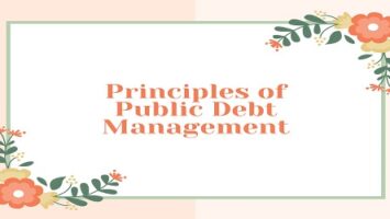 Principles of Public Debt Management