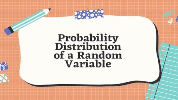 Probability Distribution of a Random Variable