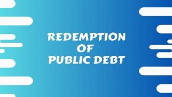 Redemption of Public Debt