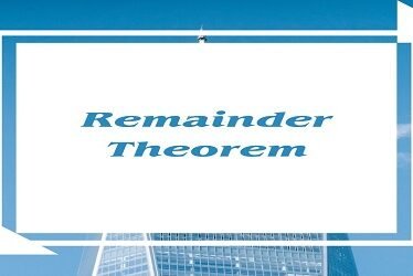 Remainder Theorem