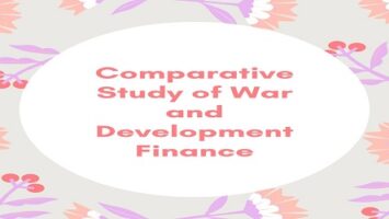 Comparative Study of War and Development Finance
