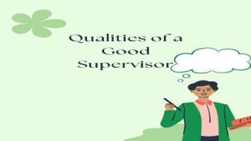 Qualities of a Good Supervisor
