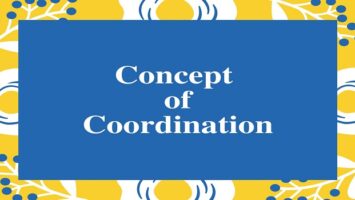 Concept of Coordination