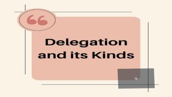 Delegation and its Kinds