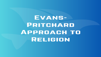 Evans-Pritchard Approach to Religion