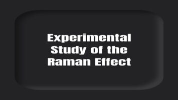 Experimental Study of the Raman Effect