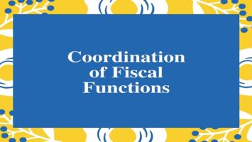 Coordination of Fiscal Functions