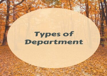 Types of Department
