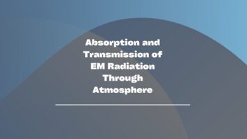 Absorption and Transmission of EM Radiation Through Atmosphere