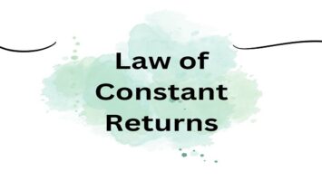 Law of Constant Returns