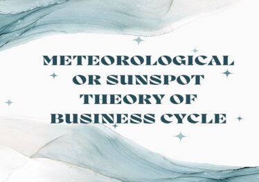 Meteorological or Sunspot Theory of Business Cycle