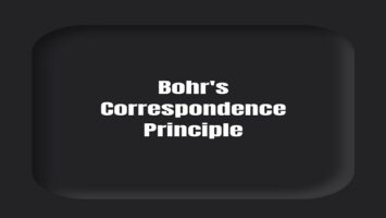 Bohr's Correspondence Principle