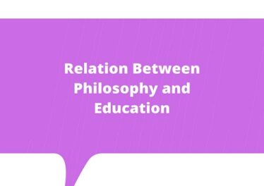 Relation Between Philosophy and Education
