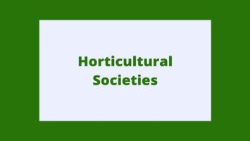 Horticultural Societies