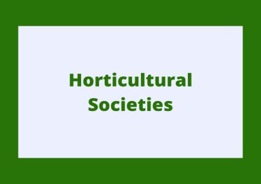 Horticultural Societies