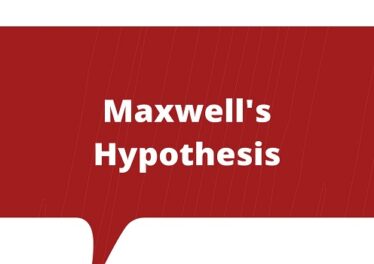 Maxwell's Hypothesis