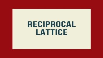 Reciprocal Lattice