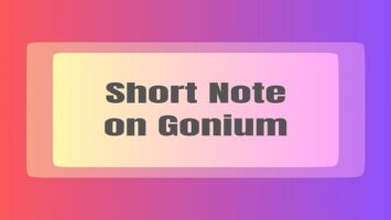 Short Note on Gonium