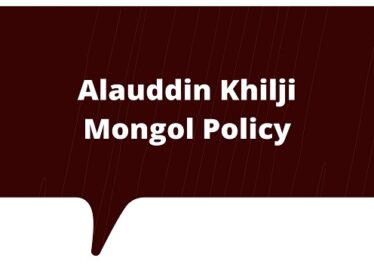 Alauddin Khilji Mongol Policy